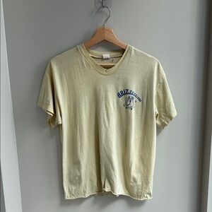 Cropped Yellow Arizona vintage T-Shirt